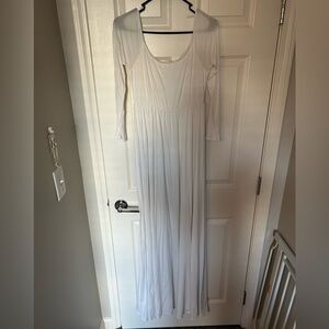 Gorgeous white floor length dress